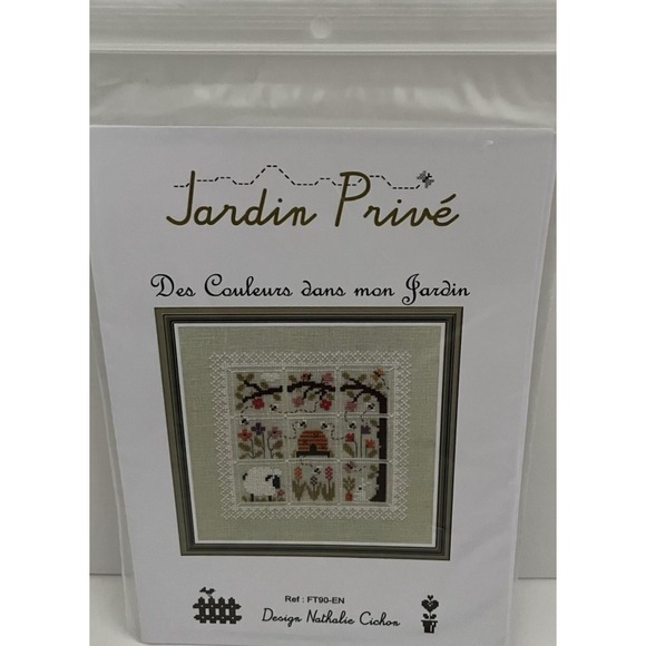 Jardin Prive Other - Jardin Prive Des Couleurs dans man Jardin FT90-EN Nathalie Cichon Chart Pattern